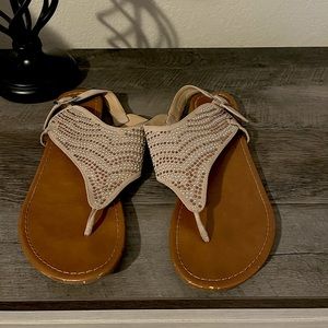 Light brown size 8 sandals